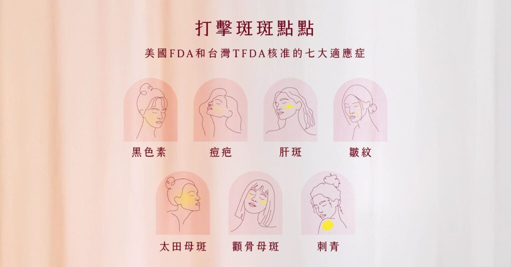 鉑金蜂巢皮秒有效改善肌膚7大適應症